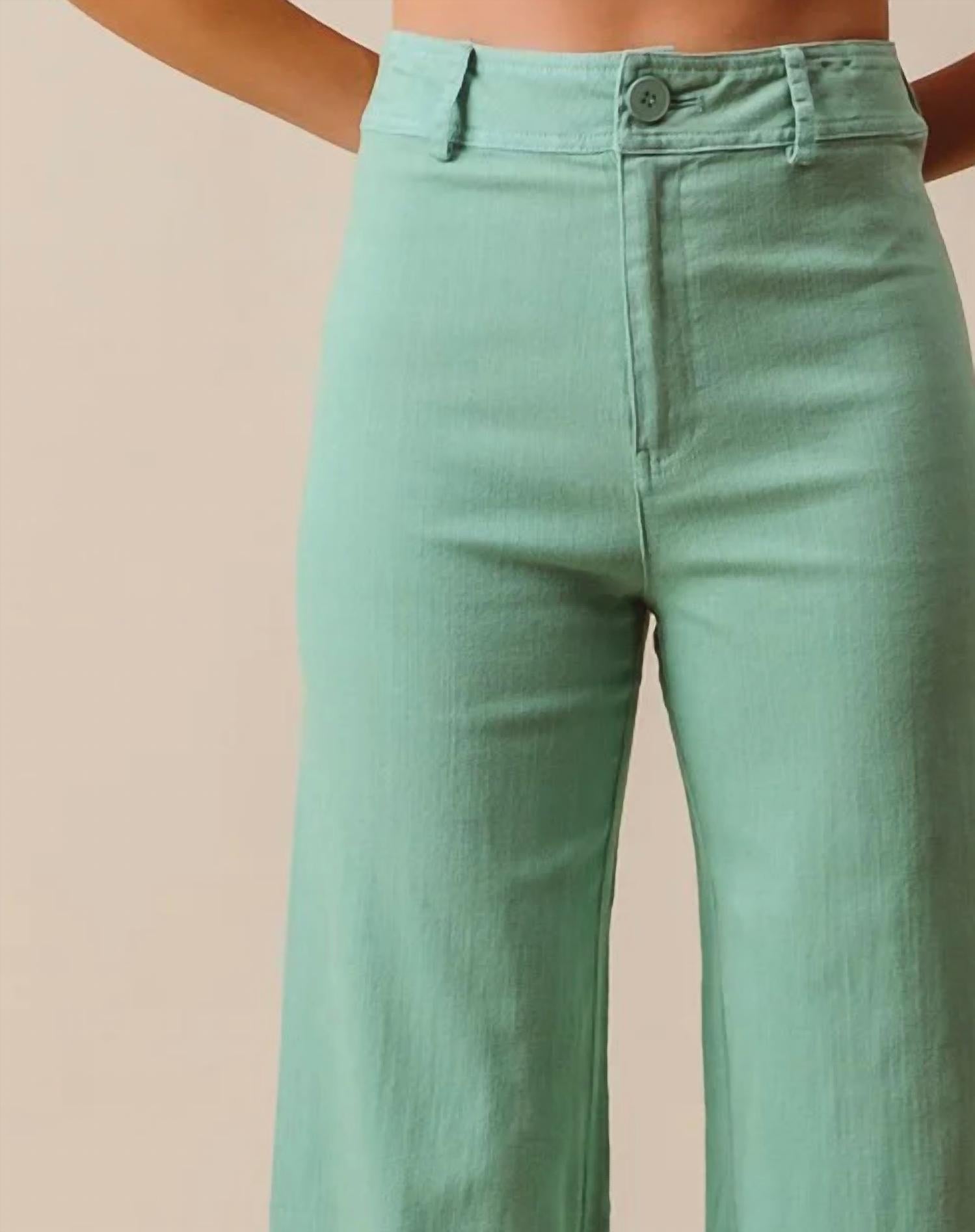 So Me - Frayed Hem Wide Leg Pant