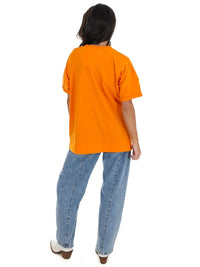 Pressbox - Tennessee Rolled Sleeve Oversized Top