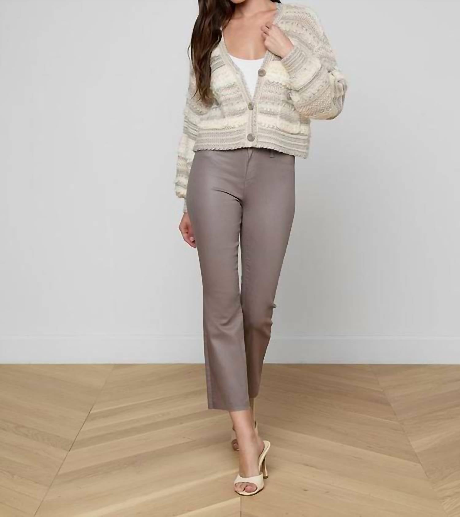 L'Agence Harriet Cardigan in natural multi 2 - women's cardigan - view 4