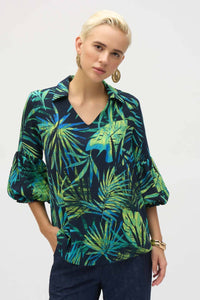 Joseph Ribkoff - Tropical Print Straight Tunic