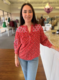 Ivy Jane - Lainey Print Blouse