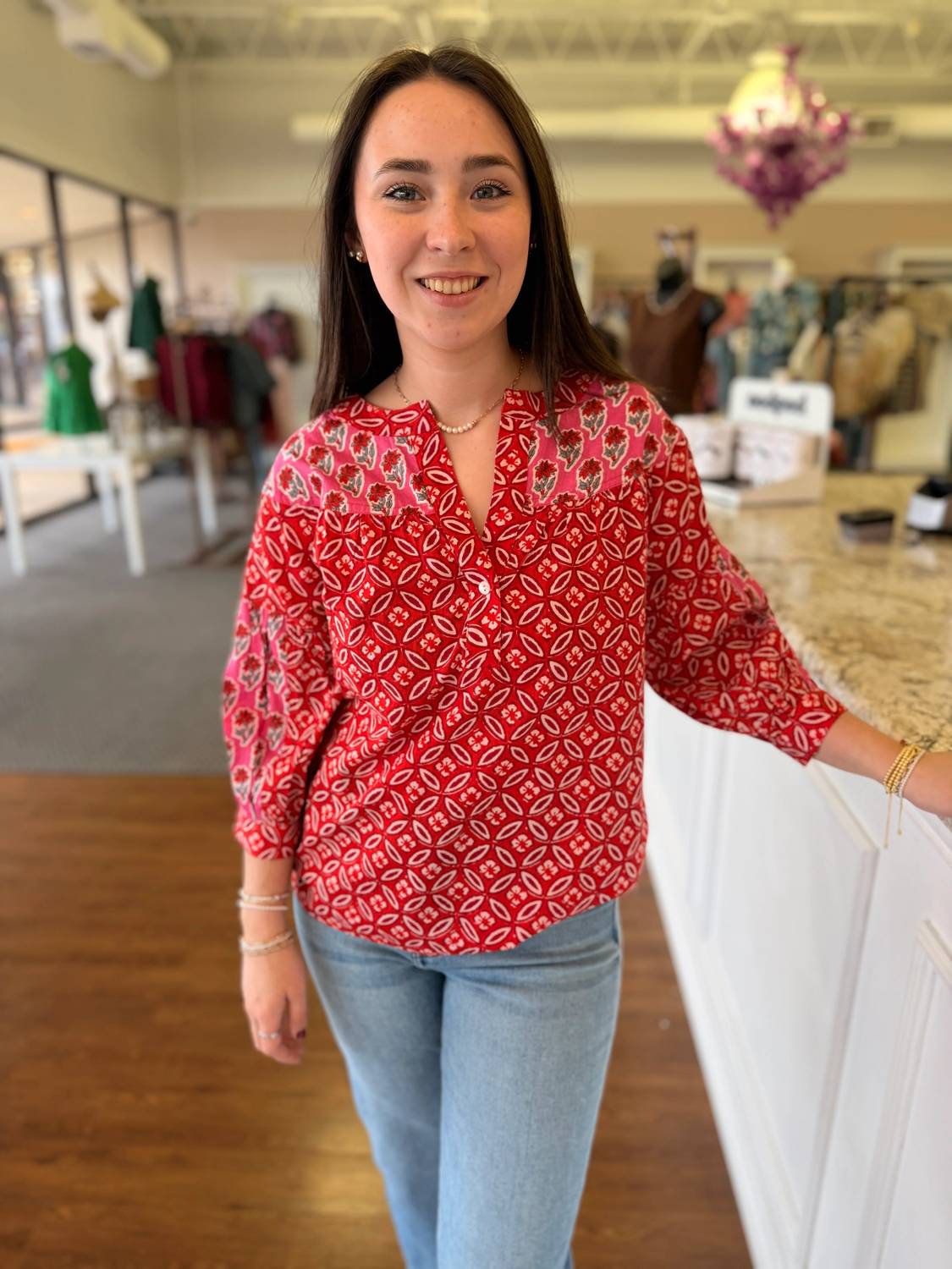 Ivy Jane - Lainey Print Blouse