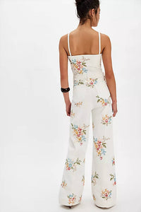 Driftwood - Embroidered Floral Jumpsuit