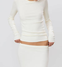 Eterne - Long Sleeve Fitted Top