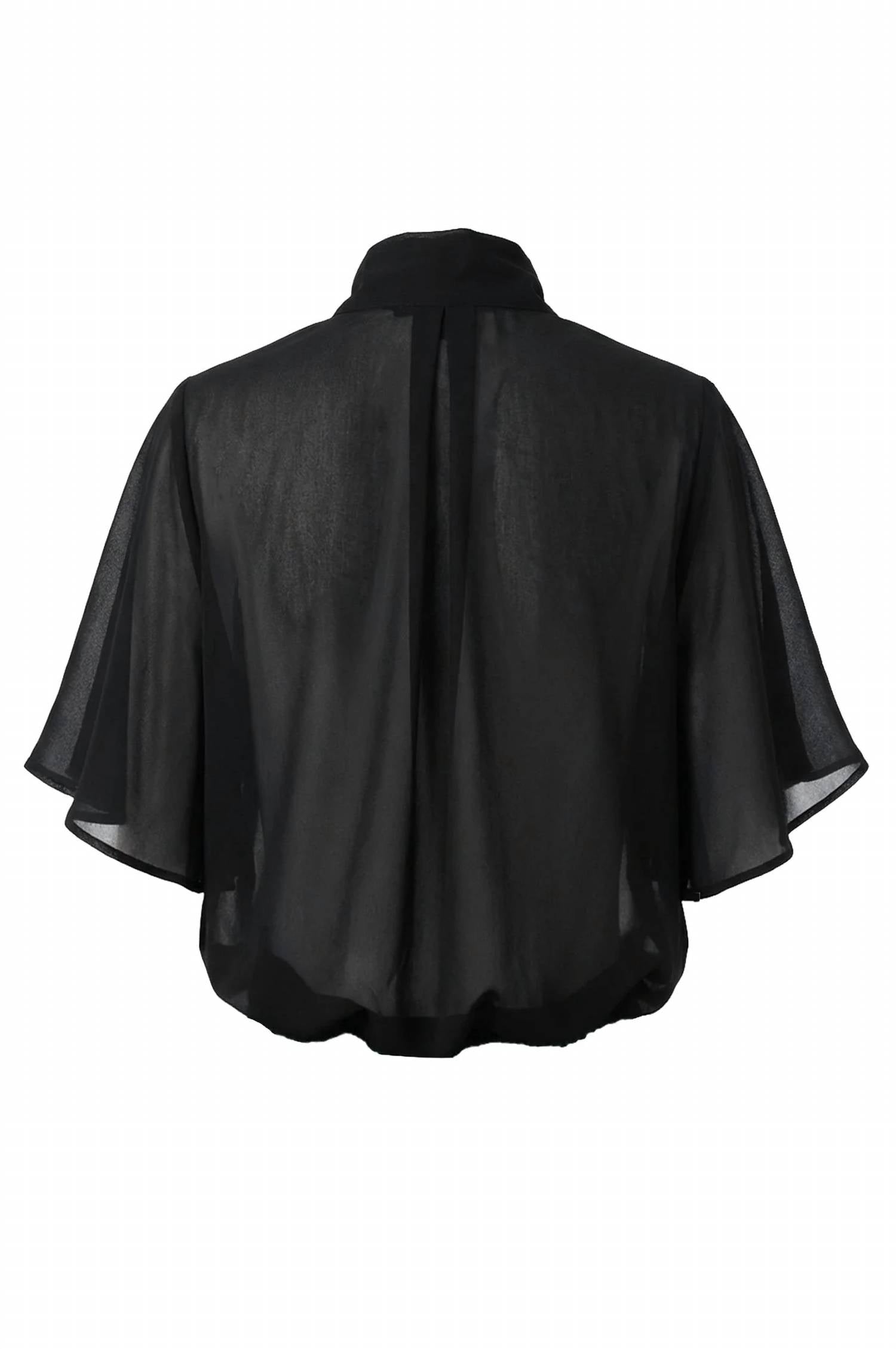 Le Superbe - Josephine Flowing Neck Tie Blouse