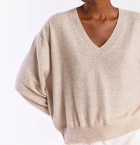 Brodie Cashmere - Hailey V Neck Top