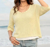 Wooden Ships - Calliope Half Sleeve Top