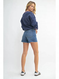 Just Black Denim - Longer Length Walking Short