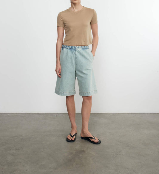 Enza Costa - SUPIMA COTTON CROPPED PERFECT TEE