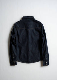 Iron & Resin West Button Down Shirt in indigo - women's shirt - view 4