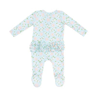 Angel Dear - Vintage Daisy 2 Way Zip Ruffle Footie