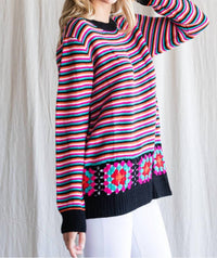 Jodifl - Split Decision Crochet Sweater