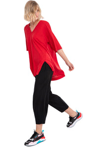 Ozai N Ku - Jersey V-neck loose top