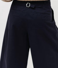 Tibi - Bio Twill Triple Pleat Cropped Pant