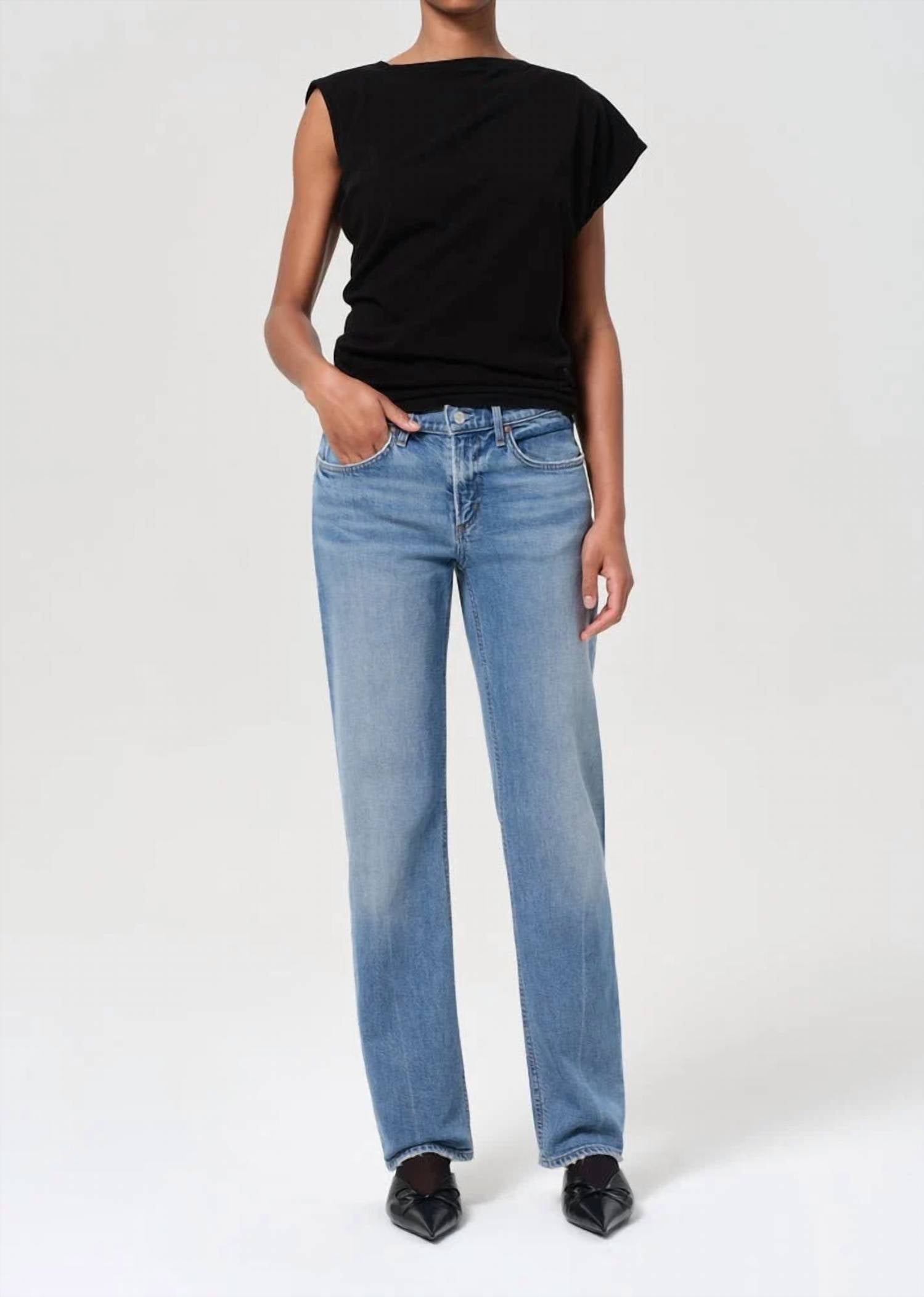 Agolde - Low Rise Slim Jeans