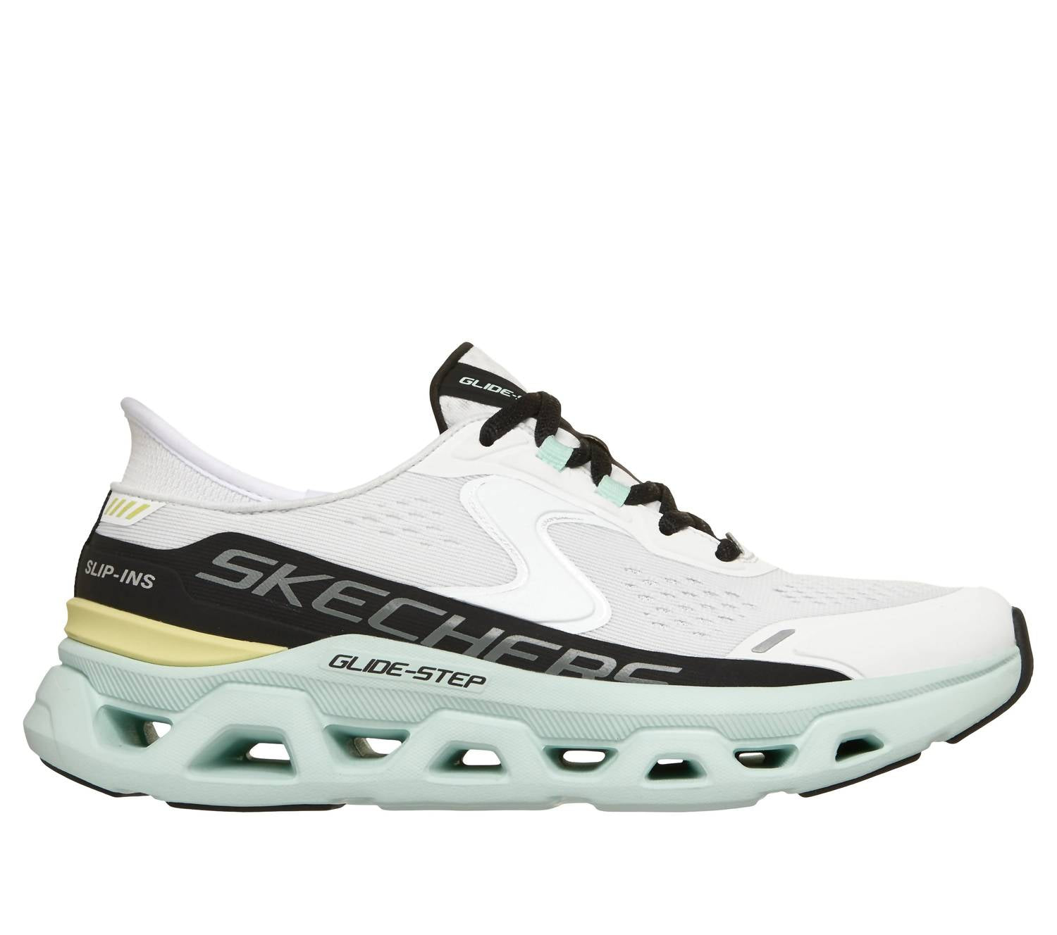 Skechers Women's Glide-step Atlus Sneakers in white multi - women's sneaker