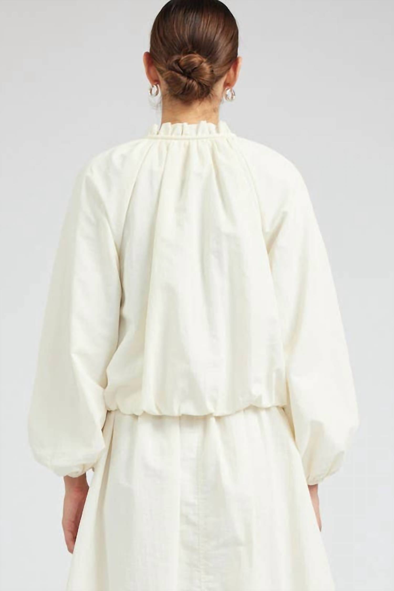 Current Air - Bubble Hem Bomber Jacket