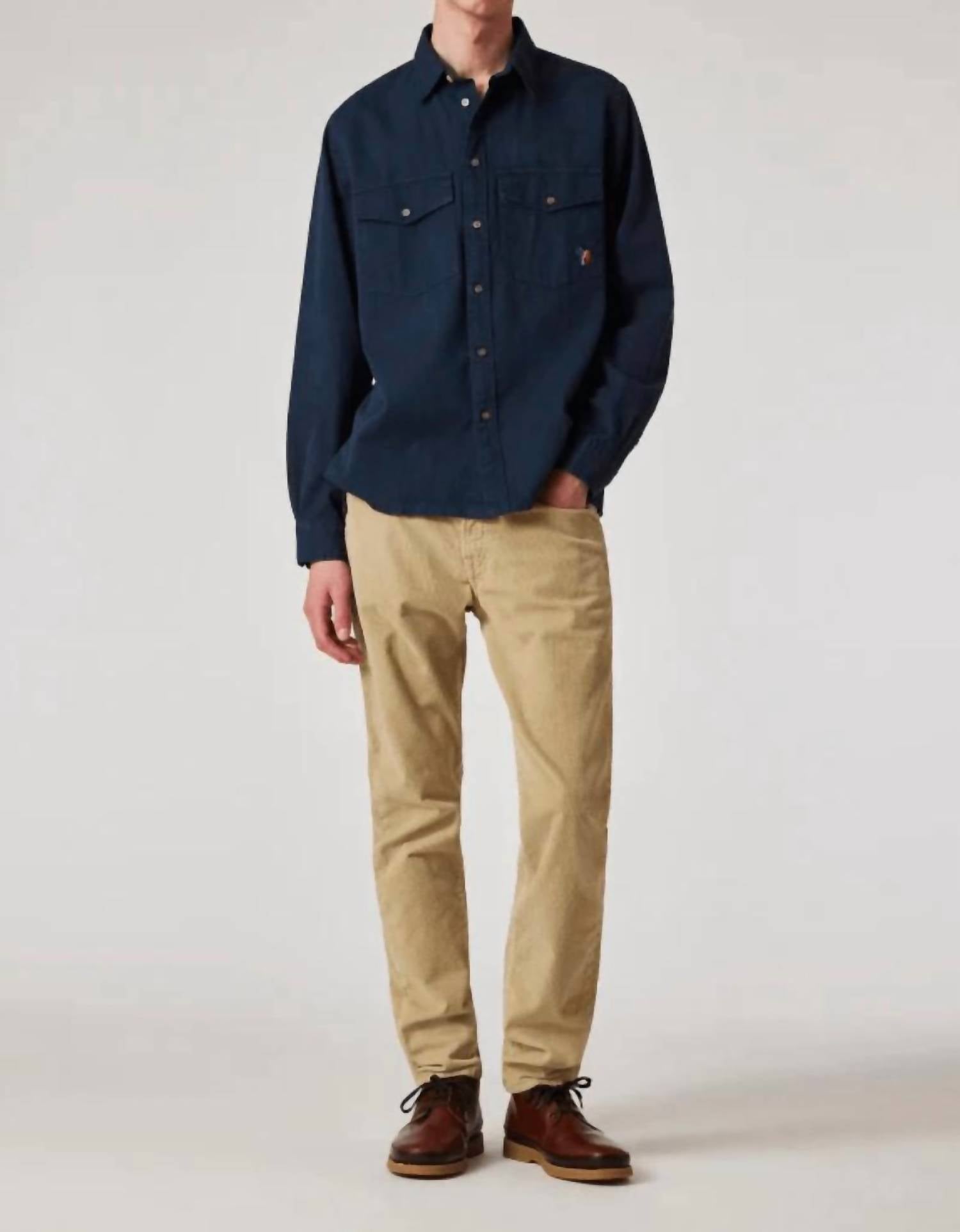 Paul Smith - Broad Stripe Zebra Logo Pocket Shirt