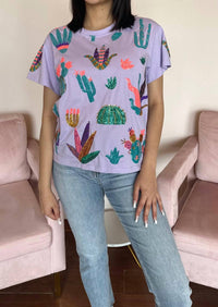 Queen Of Sparkles - Cactus Tee