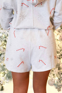 Queen Of Sparkles - Candy Cane & Snowflake Short