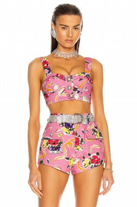 Alessandra Rich - Silk Blend Knit Top
