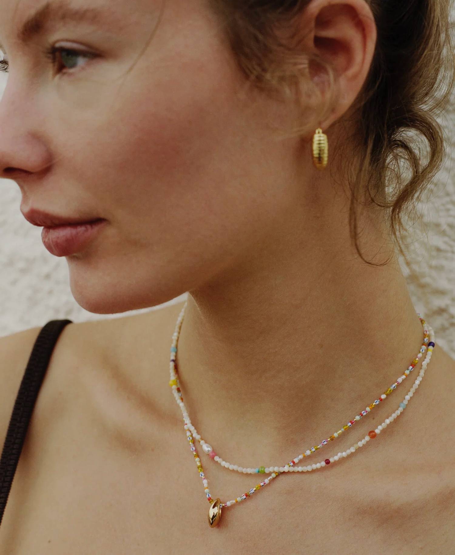 Anni Lu - Women's Confetti Gem Necklace