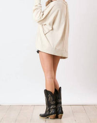 Peach Love Nashville Printed Sweatshirt in beige - women's top - view 6