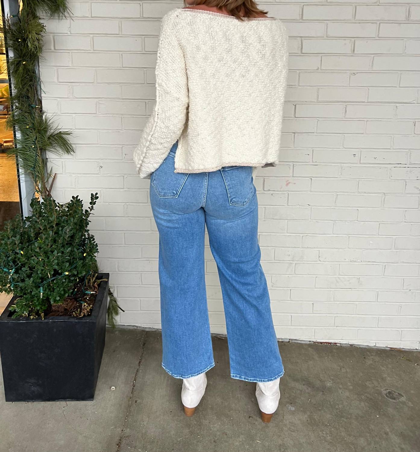 Just Black Denim - Ava Wide Leg Jeans