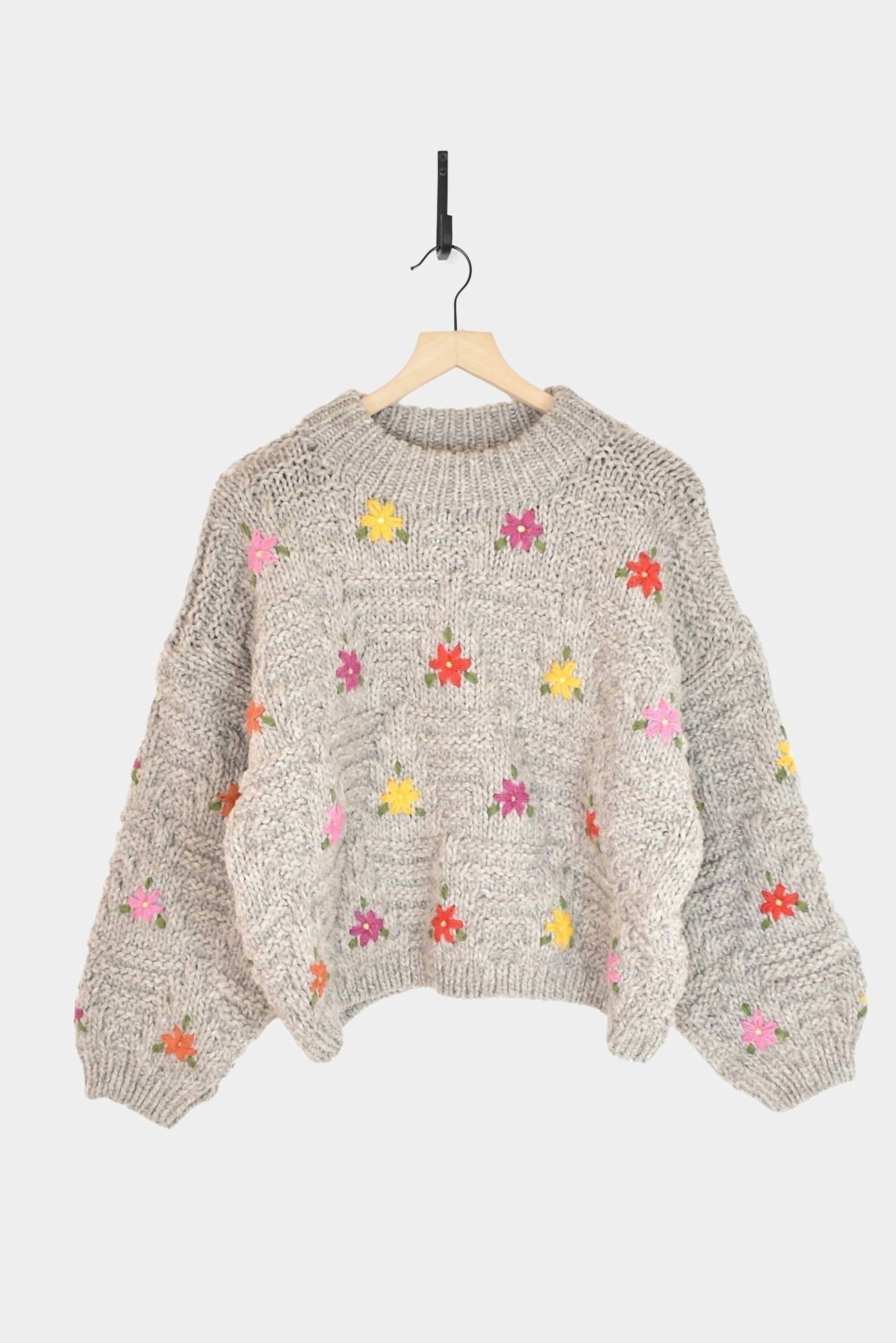 Ichi - Wool Hand Knit Pullover