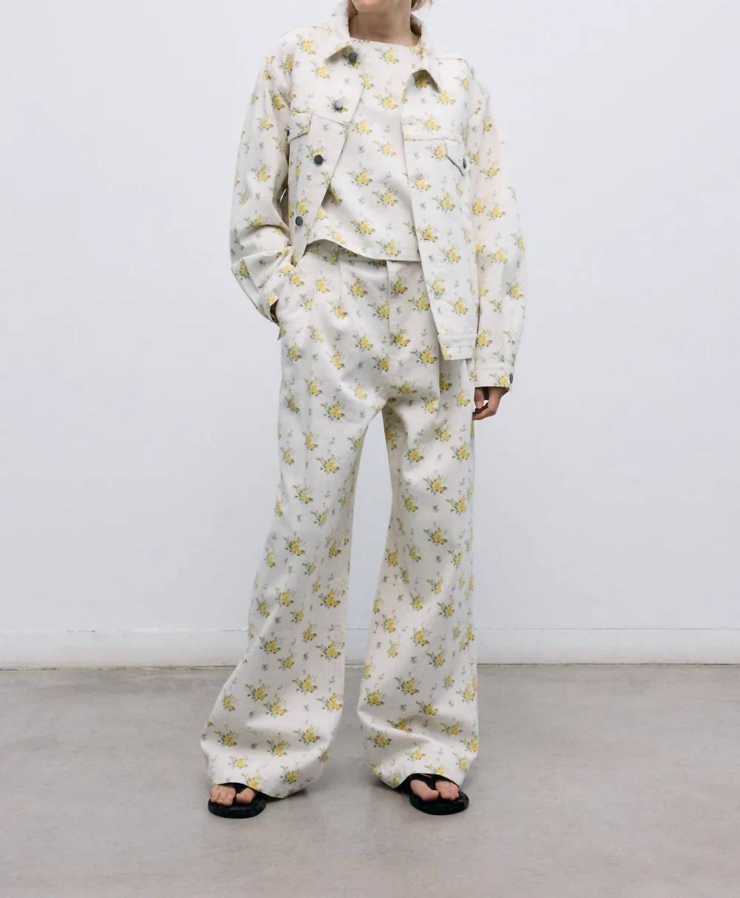 The New Society - Cotton Denim Top