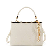 Like Dreams Women's Amara Embossed Top Handle Crossbody Bag in ivory - women's bag