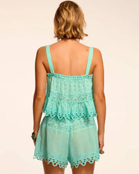 Ramy Brook - Amina Cotton Eyelet Coverup Top