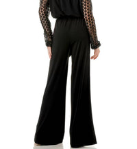 Ariella - Lace Sleeve Jumpsuit