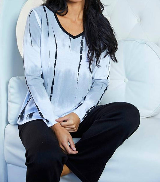 Angel Apparel - V-neck Long Sleeve Top