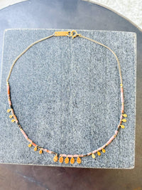 ISABEL MARANT Women's Elyas Short Necklace in rosewood - women's jewelry