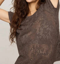 Z Supply - Waverton Crochet Sweater Tee