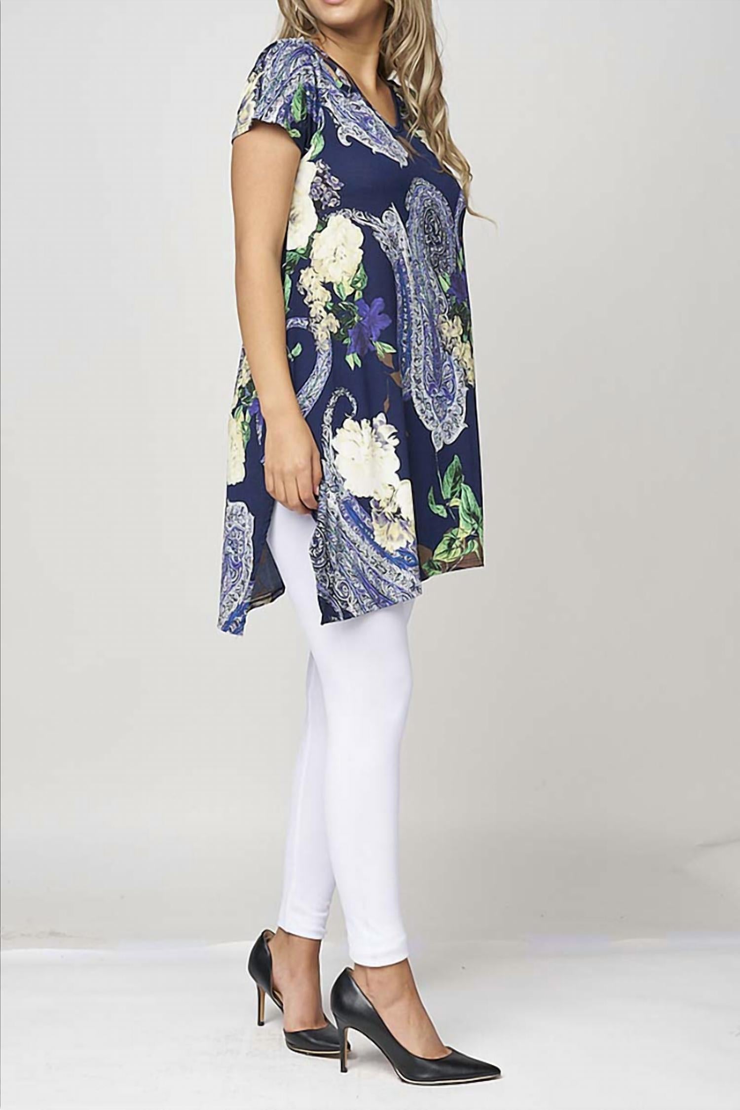 Crepas - Floral Paisley Tunic