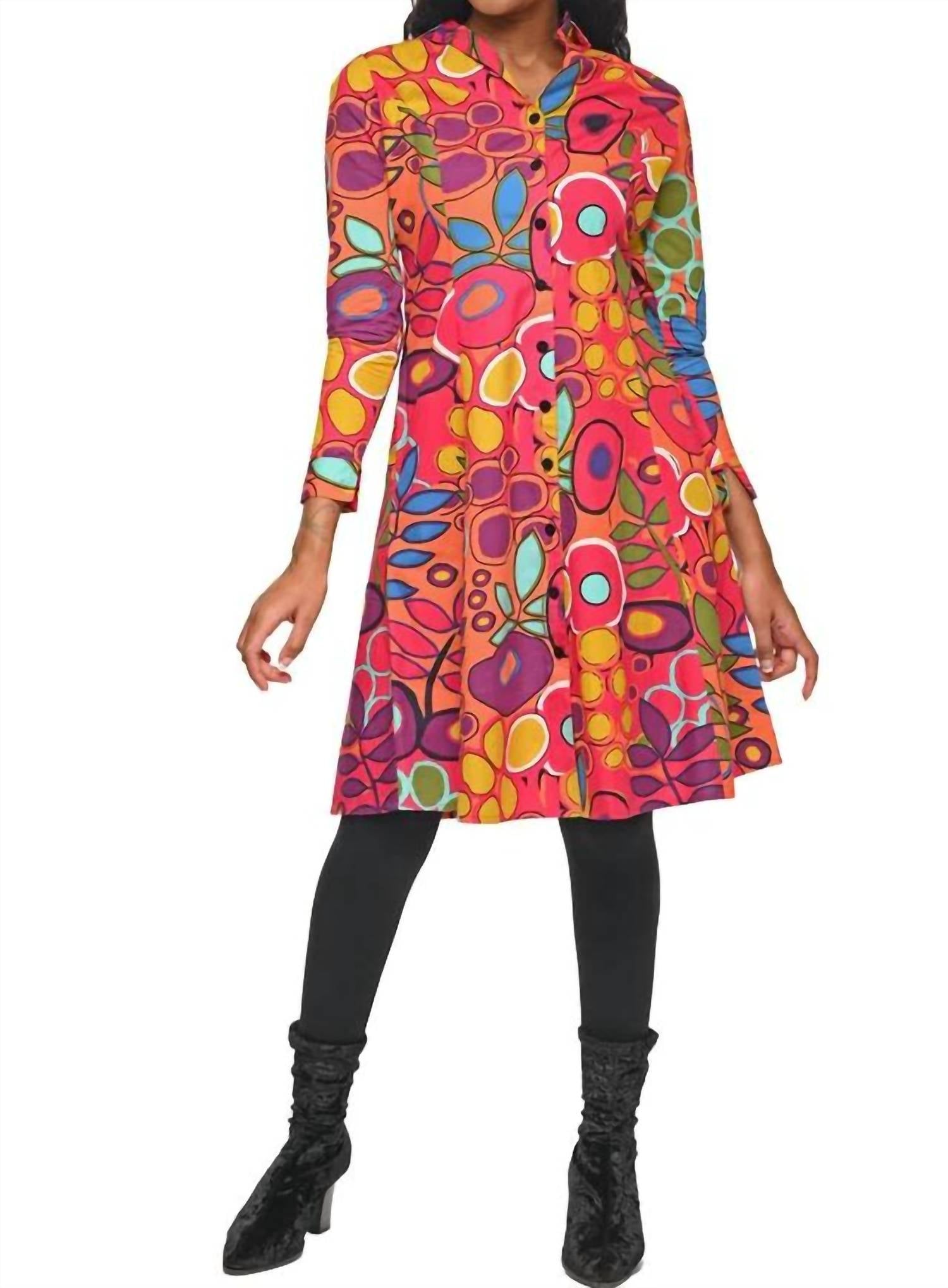Tulip Clothing - Galapagos Orchard Midi Dress