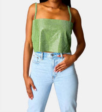 Buddylove - Rhinestone Crop Top