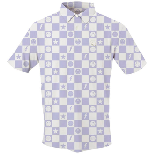 Swingjuice - Men's Golf Smile Face Polo Shirt