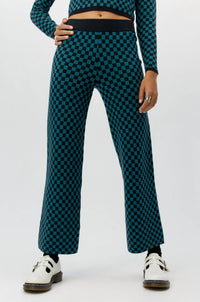Daydreamer - Check High-rise Pants