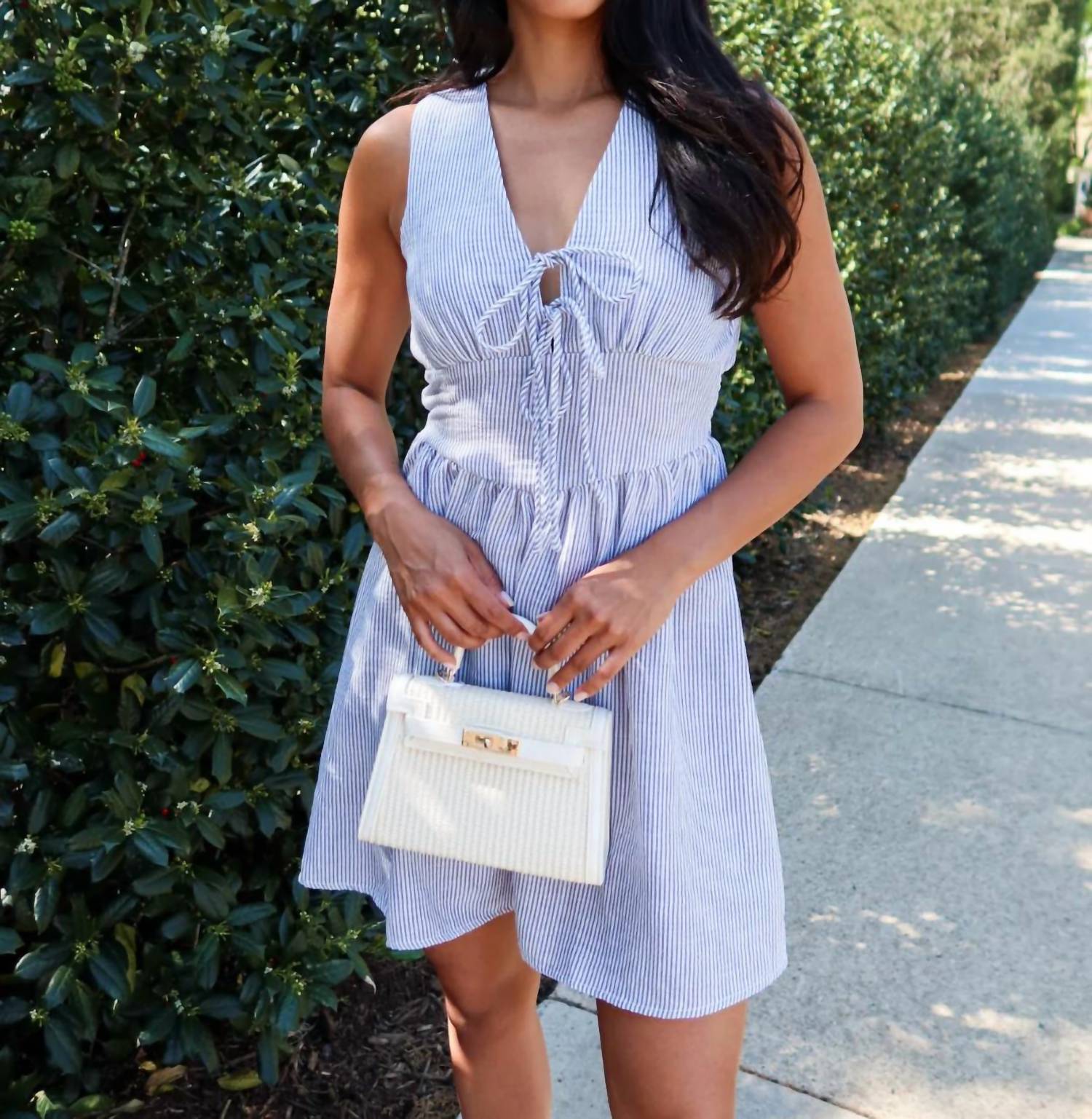 Sadie & Sage - Garden Sun Tie Mini Dress