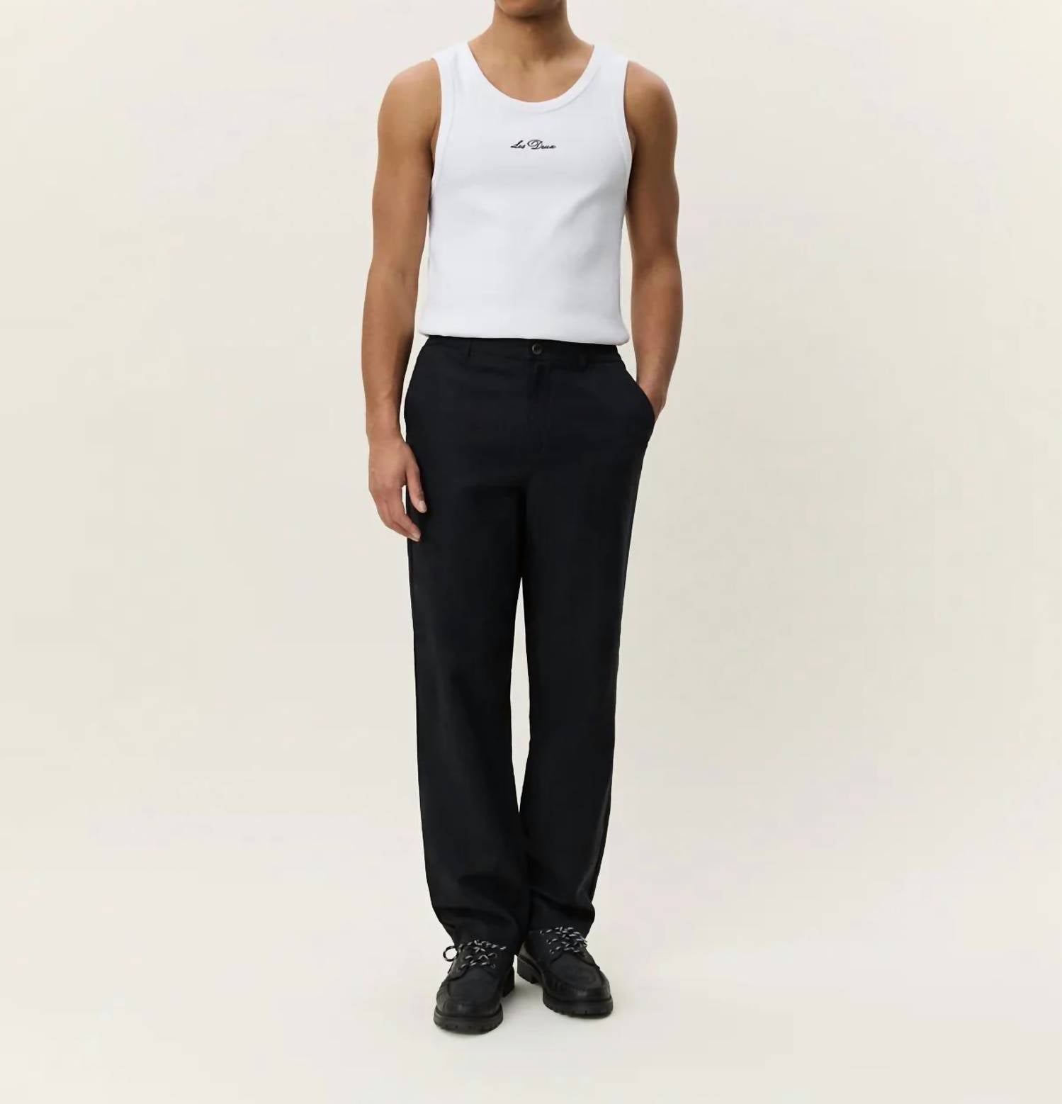 Les Deux - Linen Comfort Suit Pants