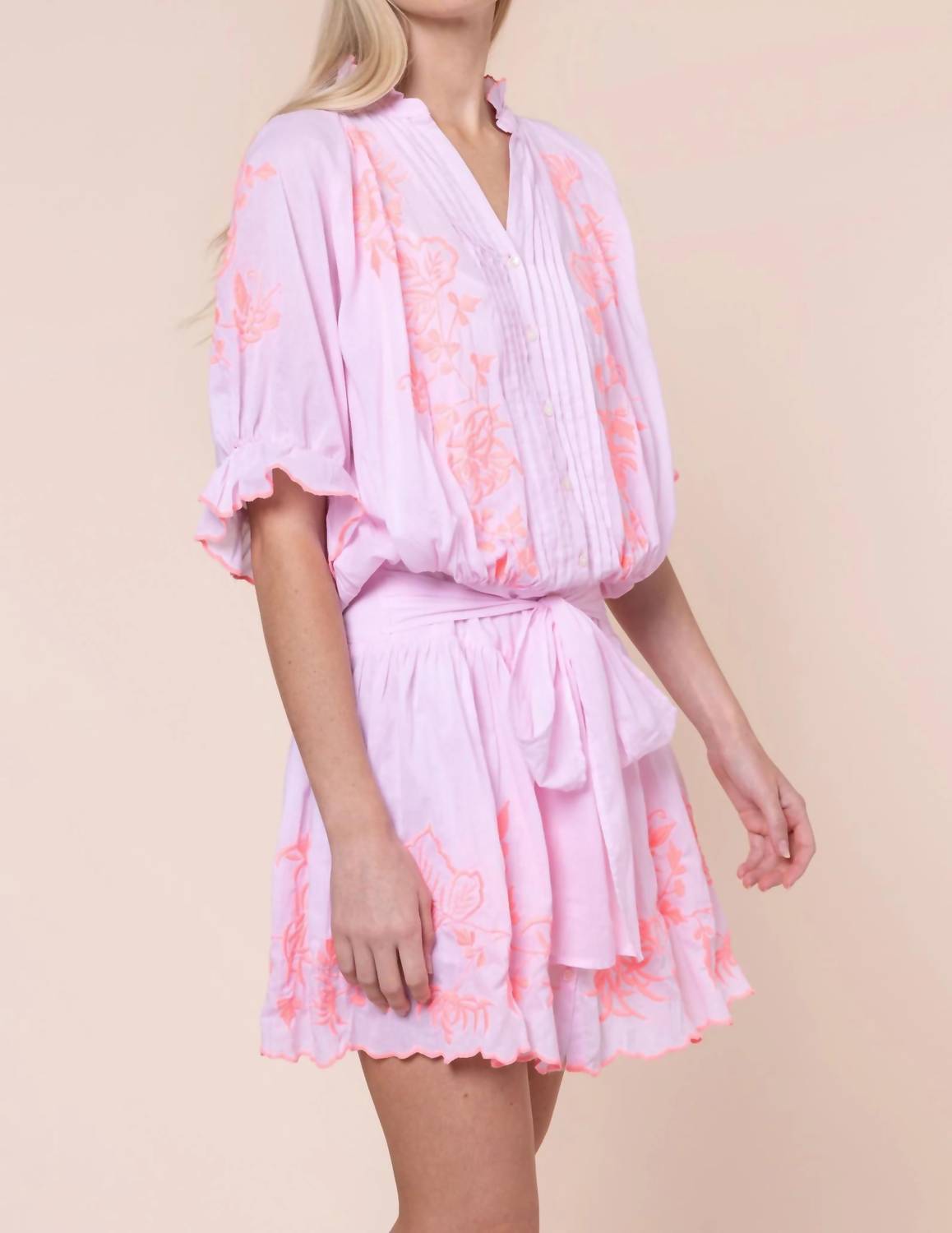 Juliet Dunn - Candy Blouson Dress