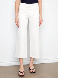 Charlie B - Scallop Edge Wide Leg Jeans