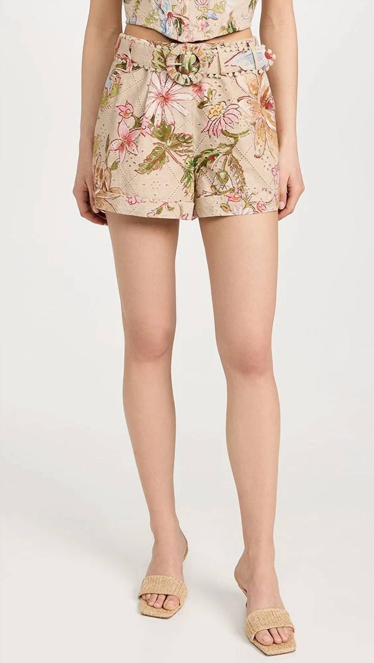 Hemant & Nandita - Buckle Belt Shorts