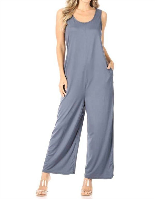 Chris & Carol - Solid Full Length Jumpsuit