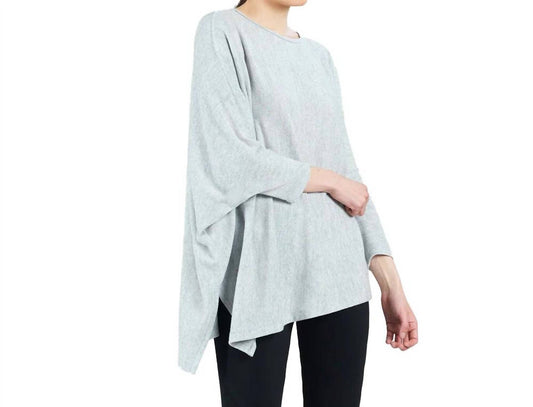 Soft Knit Poncho Sleeve Sweater