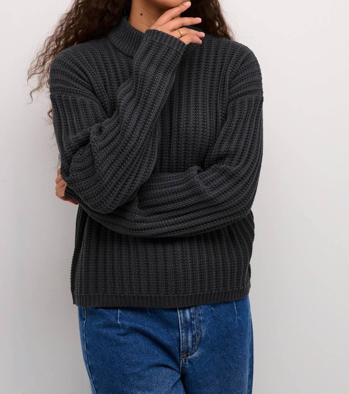 Kaffe - Kabess Crew Neck Long Sleeve Pullover