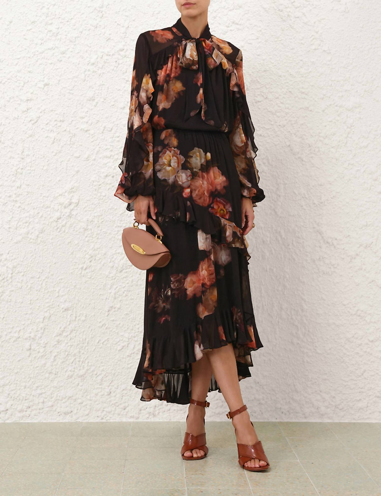 Zimmermann - Hypnotic Asymmetric Midi Skirt